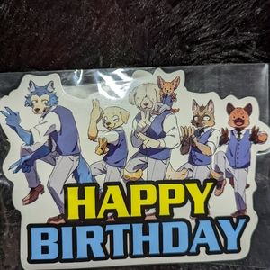 Beastars birthday decor